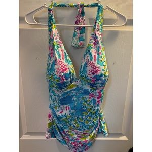 Lilly Pulitzer Halter Swim Top